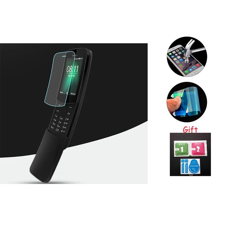 

3PCS For Nokia 8110 Screen Protector Premium Glass Soft Nano TPU Explosion proof Clear Film Protective Guard Cover