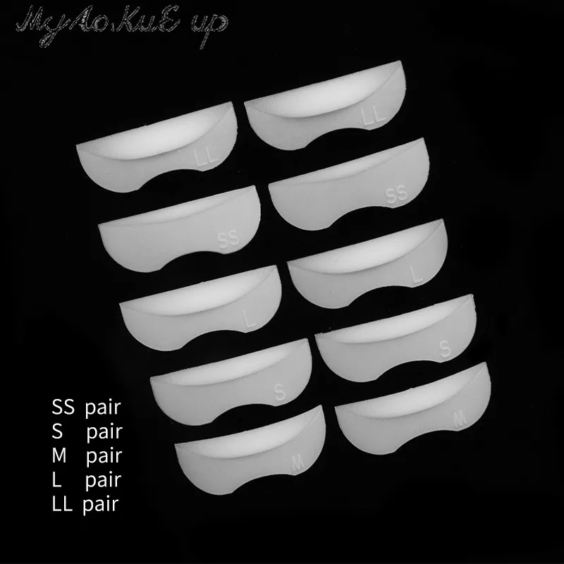 10 шт./5 пар, химическая завивка ресниц, бигуди для ресниц, подтягивающие локон, силиконовые подушечки для ресниц, удлиняющие, лифтинг, защита для завивки, патч SS/S/M/L/LL