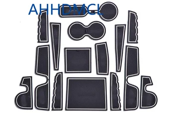 

AHHDMCL Non-Slip Car Door Gate Slot Mats Cup Armrest Storage Pad Mat For Geely Vision GC7 2016 2017