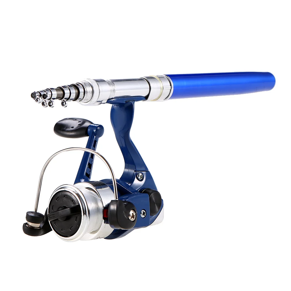 Pen Fishing Rod and Reel Combo Set Mini Telescopic Pocket Fishing Rod