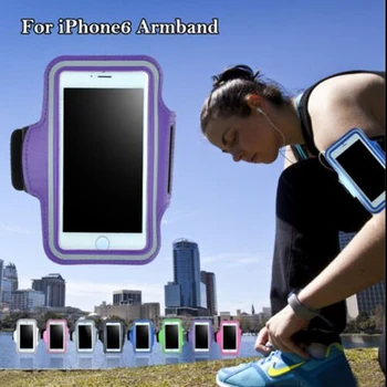 

100pcs/lot Hot Selling Arm Band Running Gym Sports Armband Case Bag For Apple iPhone 6 7 4.7Inch for iphone 8 plus 7 plus