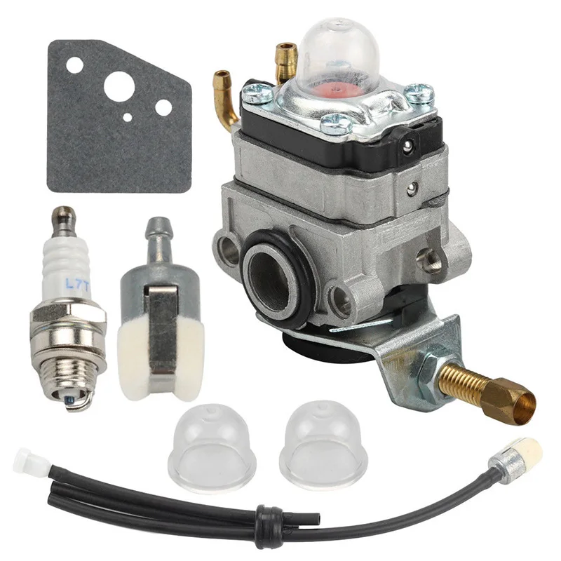 

16100-ZM5-803 Carburetor Kit For Honda 4 Cycles Engine GX31 GX22 FG100 With Fuel Filter Spark Plug Primer Bulb Fuel Lines Etc