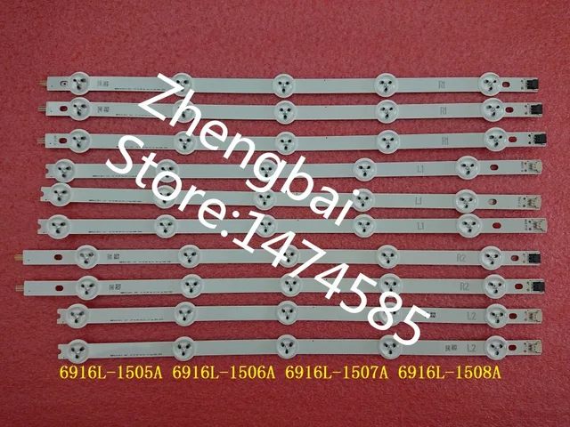 Best Offers New 10 Pieces(3*R1 3*L1 2*R2 2*L2) LED backlight bar FOR 42"6916L-1505A/1506A/1507A/1508A,6916L-1214A/1215A/1216A/1217A