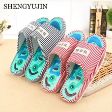 Новинка; массажные тапочки с магнитной терапией; противоскользящая обувь для мужчин и женщин; Массажная обувь с магнитом для здоровья ног; сезон весна-лето