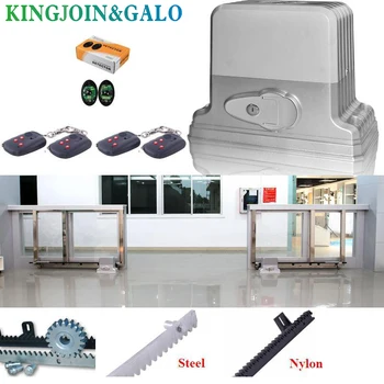 

heavy duty 1800kg electric sliding gate motors/automatic gate opener engine4 remote control 5m nylon racks 1 pair sensor