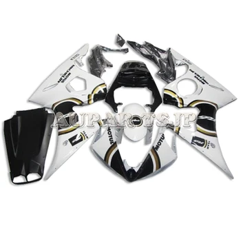 

White Black Covers for Yamaha YZF-600 2003 2004 2005 Bodywork Autocycle Cowlings R6 03 04 05 Panel ABS Plastic Injection Fairing