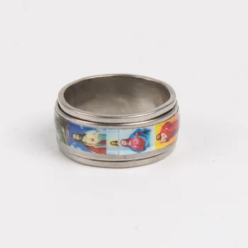 

Wholesale 50pcs Jesus Image Retro Stainless Steel Ring Man Woman Religious Ring