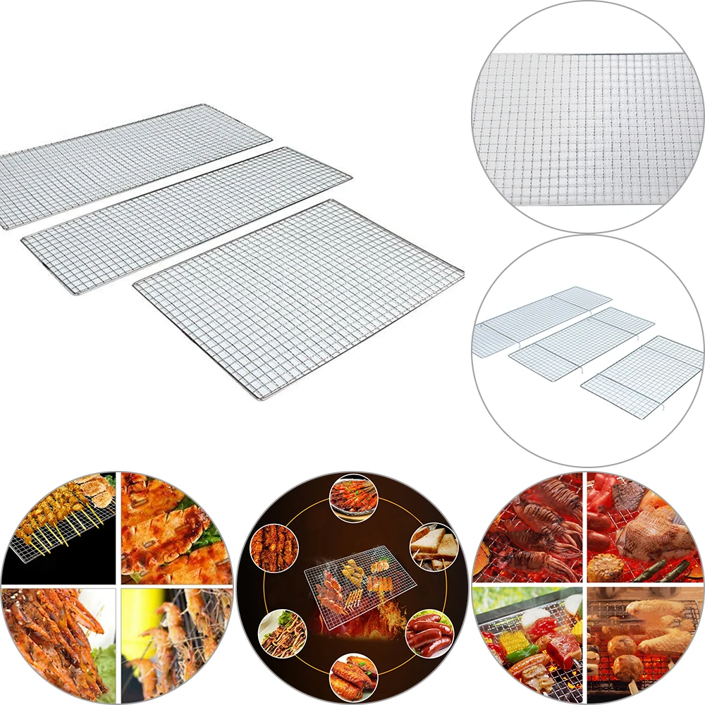 Hoomall Multipurpose Stainless Steel Baking BBQ Racks Non Stick Barbecue Baking Wire Mesh Gril