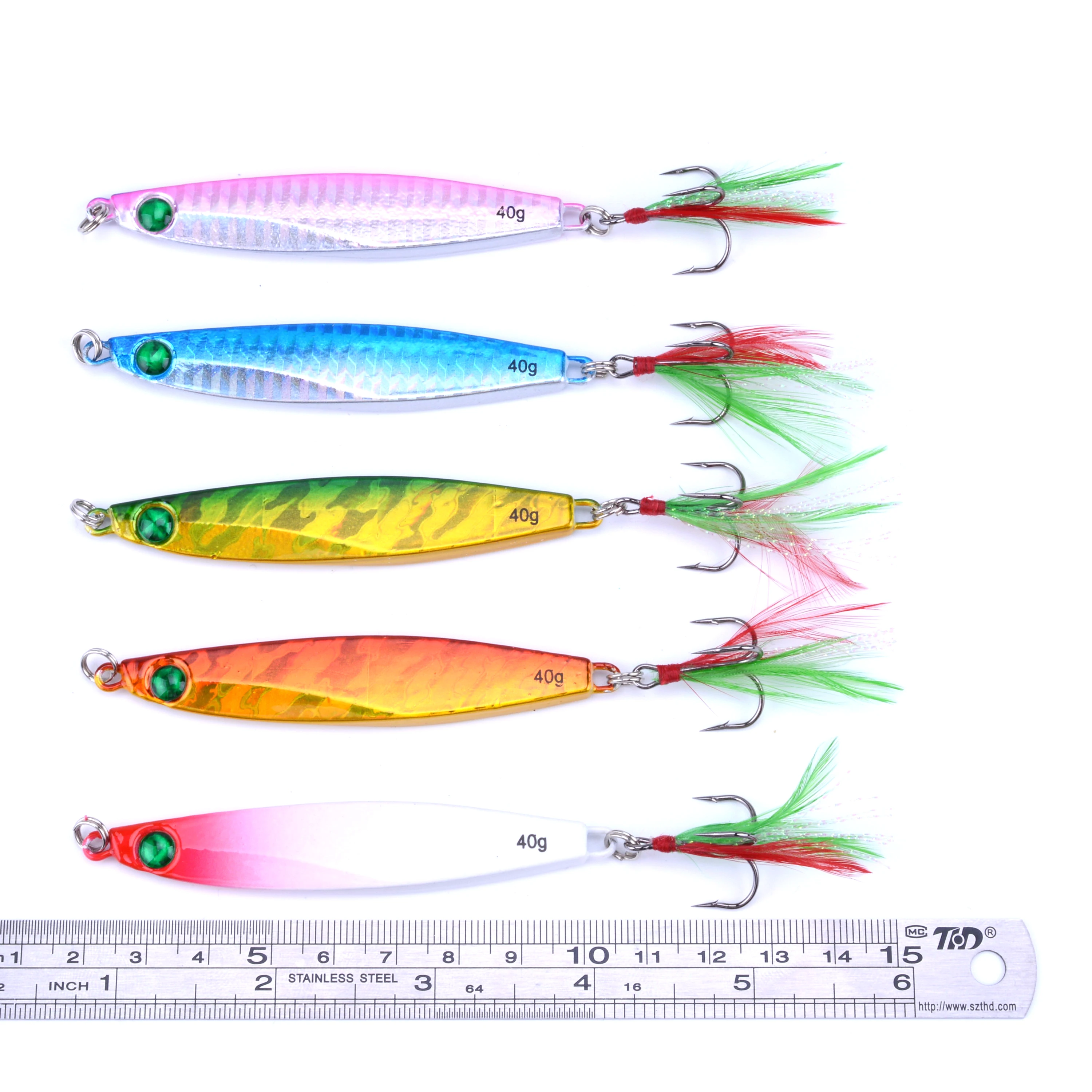 

5Pcs Jigging Metal Spoon Lure Seawater Deep Sea Fishing Lure Iscas Artificiais Para Pesca Lead Fish Metal Jig 7g 21g 28g 40g