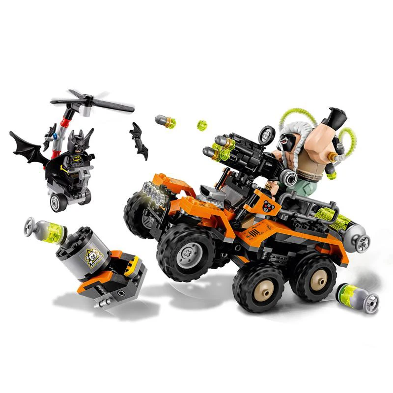 

ZXZ 07914 Batman Movie Bane Toxic Truck Attack Bat Mutant Leader Building Block Toys For Children Christmas Gifts Legoingse
