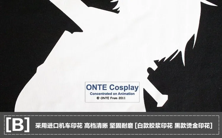 Sword Art Online Costume Kirigaya Kazuto Black  White T-Shirt O-neck Cotton Tee Shirts (21)