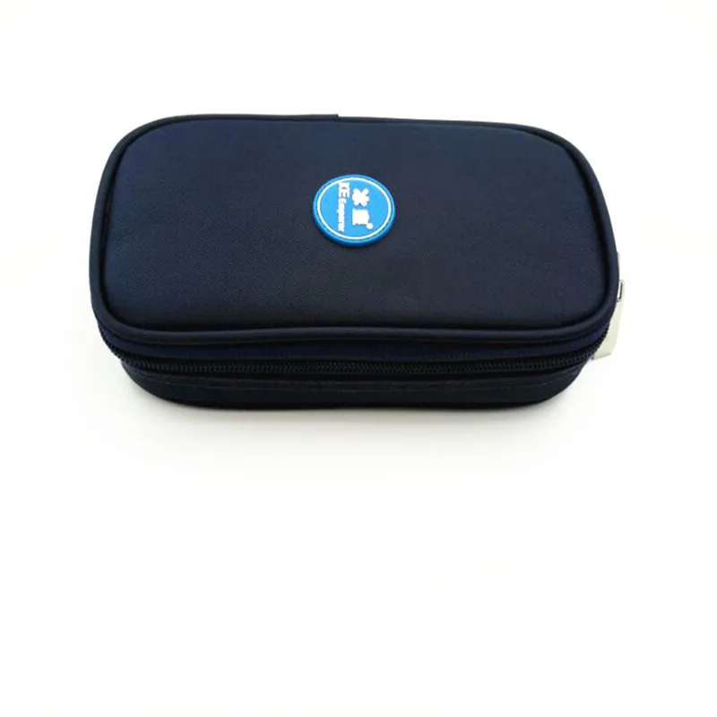 Мини-Портативная сумка-холодильник insuline, медицинская сумка-холодильник insuline, охлаждающая жидкость для льда, сумка для диабета - Цвет: Dark Blue