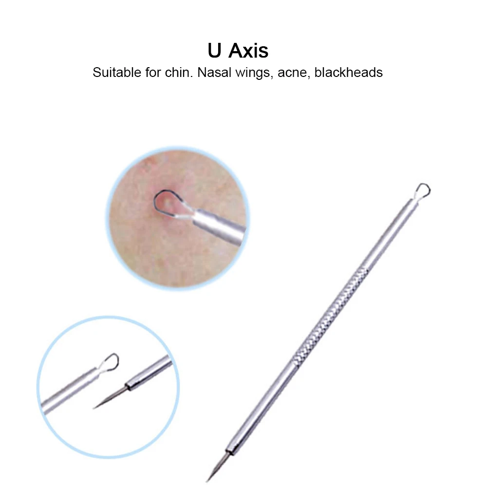9Pcs/Set Stainless Steel Powder Acupuncture Double Head Teasing Acne Sore Needle Blackhead Removal Skin Care Cleaning kit Tools 9Pcs/Set Stainless Steel Powder Acupuncture Double Head Teasing Acne Sore Needle Blackhead Removal Skin Care Cleaning kit Tools