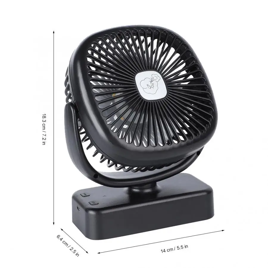 Портативный Перезаряжаемый летний вентилятор охлаждения мини usb зарядка воздушный охладитель 180 градусов вращения вентилятор