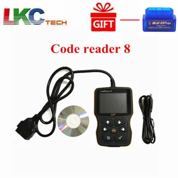 

DHL FREE Code reader 8 CR800 OBDII EOBD CANBUS Diagnistic Scanner Code Reader 8 For Multi-Brand Cars