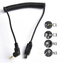 Câble de sortie pour obturateur, C1 C3 N1 N3, pour Canon Nikon D7000 D5000 D90 Yongnuo N3