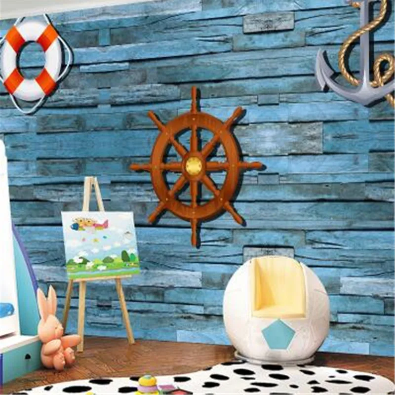 Brick Blue Mural Custom Photo Wallpapers for Living Room Luxury 3D Murals Wall Papers Home Decor Kids Room Boys Bedroom Painting Brick Blue Mural Custom Photo Wallpapers for Living Room Luxury 3D Murals Wall Papers Home Decor Kids Room Boys Bedroom Painting