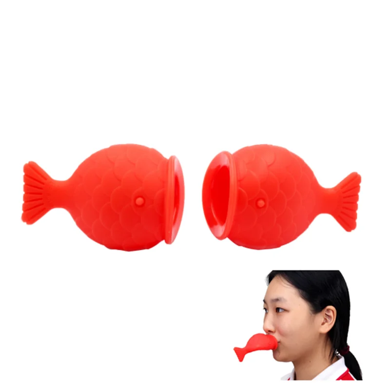 

Women Full Sexy Lip Plumper Tools Silicone Fish Shape Lip Enhancer Device Nipple Increase Lips Plump Pro Lip Care Lip Oil