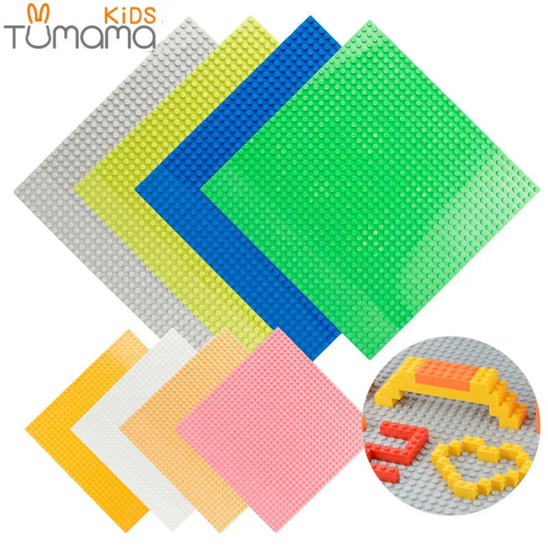 

Compatible LG Base Plates 32*32 Dots Base Plate Small City Action Figures Mini Bricks Baseplates DIY Kids Blocks Base