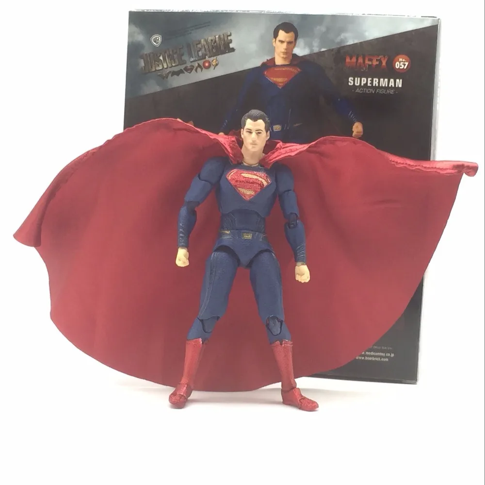 Justice League Mafex Batman Maf 056 Flash 058 Wonder Woman 048 Superman 057 Spiderman 047 Actionfigur Spielzeugpuppe (39)