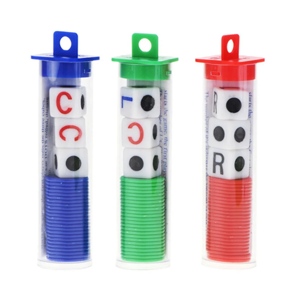 

3Pcs New Dices Left Middle Right Game Toys Club Entertainment Product