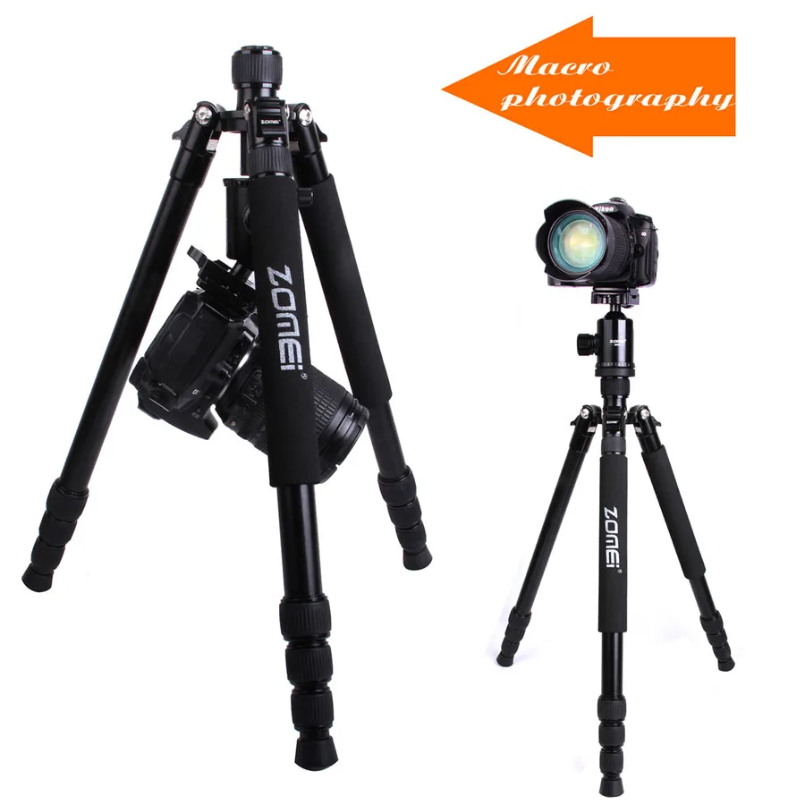 

Zomei Z888 Portable Compact Camera Tripod Monopod For DSLRs Camera Professional Quality Aluminium Alloy Tripods Holder Stand Kit