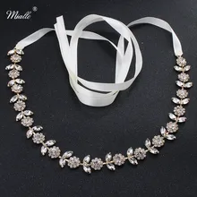 Miallo, классический цветок, тонкие Стразы, сплав, Свадебные ремни и пояса, тонкие пояса, свадебные аксессуары для одежды для невесты, подружек невесты