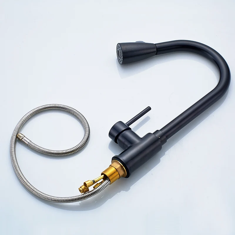 2016 pull out black kitchen faucet, Deck mounted kitchen mixer with pull out shower, Brass kitchen mixer pull out torneiras 2016 pull out black kitchen faucet, Deck mounted kitchen mixer with pull out shower, Brass kitchen mixer pull out torneiras