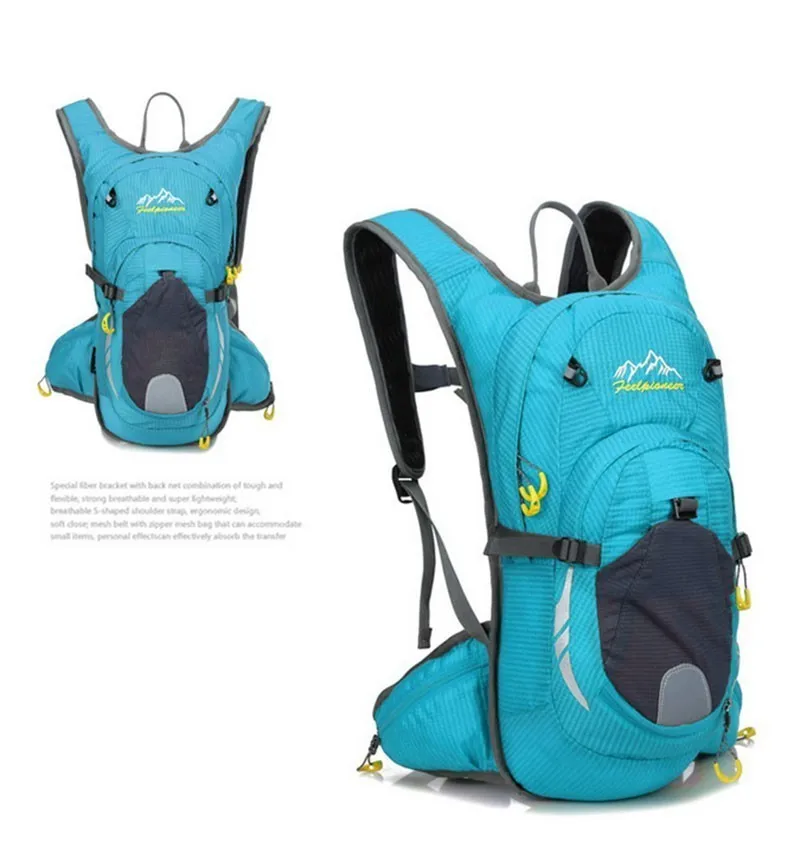 Perfect Waterproof MTB Bike Hydration Breathable 15L Backpack+2L Water Bags Large Capacity Bicycle Bags Cycling Knapsack Travel Packsack 35