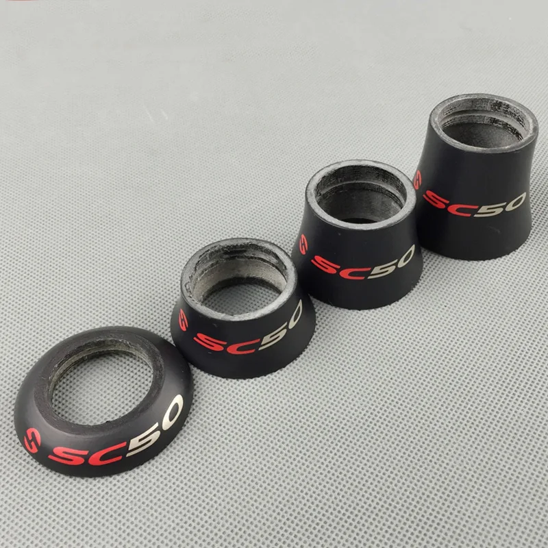 Full carbon fiber bicycle headset spacer mtb road bike washer taper