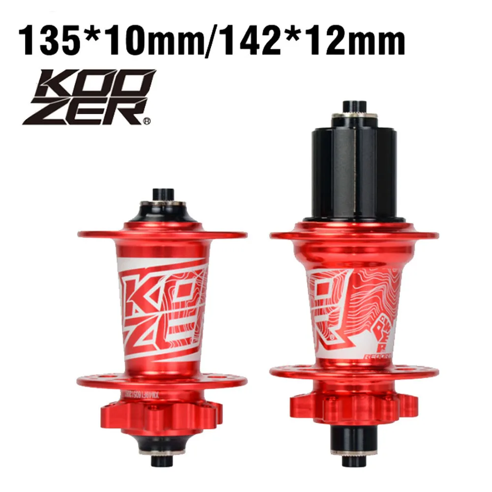 Ступицы Koozer XM490 4bearing MTB горный велосипед ступица задняя 10*135 мм QR 100*15 12*142 Thru 32