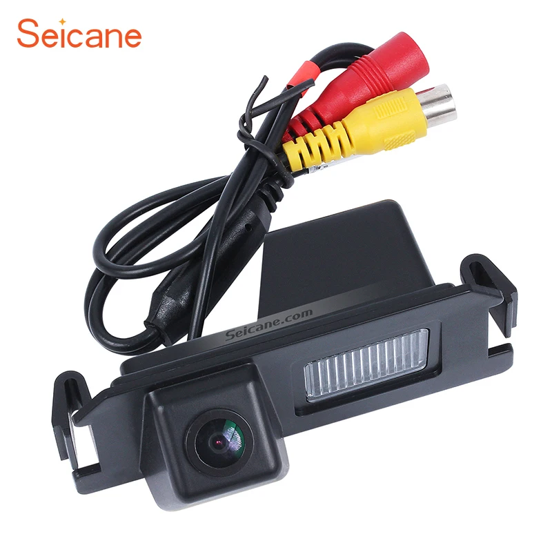

Seicane LED Waterproof Hidden Mini HD Car Rear View Camera for 2009-2013 KIA Soul RIO Blue Ruler Night Vision Car Backup Camera