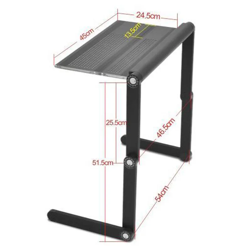 Wholesale Black Color Metal Folding Laptop Desk font b Portable b font Folding font b Drawing