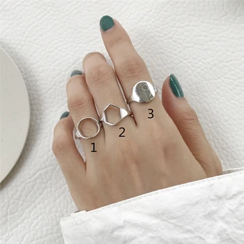 

Simple Ring Real 925 Sterling Silver Punk Anillos Jewelry Vintage Minimalism Haut Femme Bague Femme Aneis Joyas Rings for Women