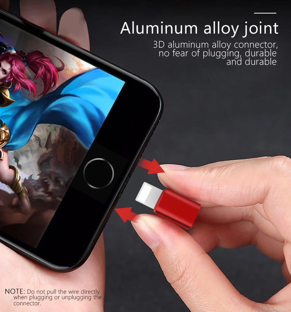 NOHON 2 in 1Phone Stand Holder Charging Cable For iPhone X 7 6 8 Plus Fast Charge Date Cord For iPad Mini Lighting Charger Line (11)