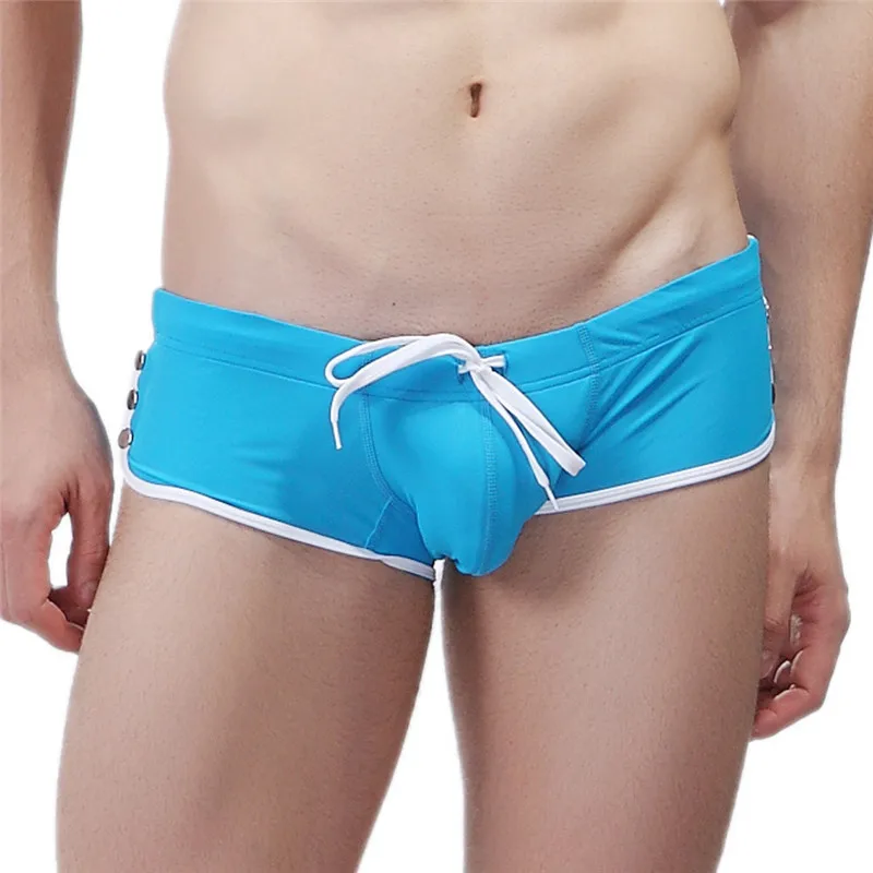 

Brand Sexy Men Swim Boxer New Botton Shorts Trunks Slacks Men Shorts Swimming Swimwear Shorts Boxers Bathing Wholesales C0315
