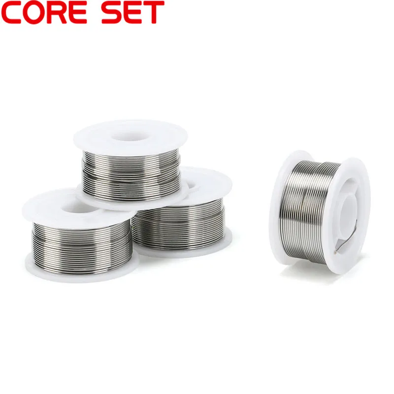 0.6/0.8/1mm 100g Tin Lead Tin Wire Flux 2% Melt Rosin Core Electric Iron Accessories Solder Soldering Wire 63/37 Spool Reel 0.6/0.8/1mm 100g Tin Lead Tin Wire Flux 2% Melt Rosin Core Electric Iron Accessories Solder Soldering Wire 63/37 Spool Reel