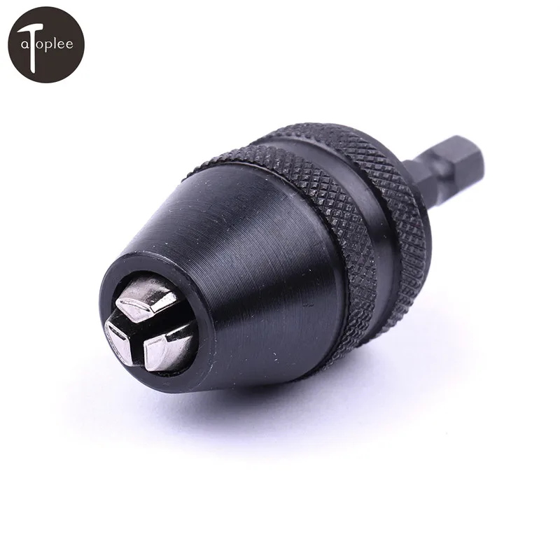 

2PCS Electric 0.5-8mm Keyless Drill Chuck Screwdriver Impact Driver Adaptor 6mm Hex Shank Electric Drill Rotary Tools