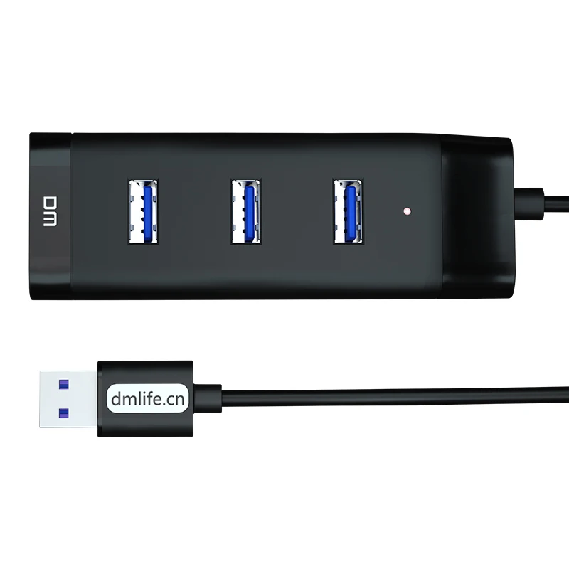 Высокоскоростной 4 порта USB 3,0 Портативный Компактный концентратор адаптер для ПК ноутбук Hgih Quanlity с кабелем 30 см