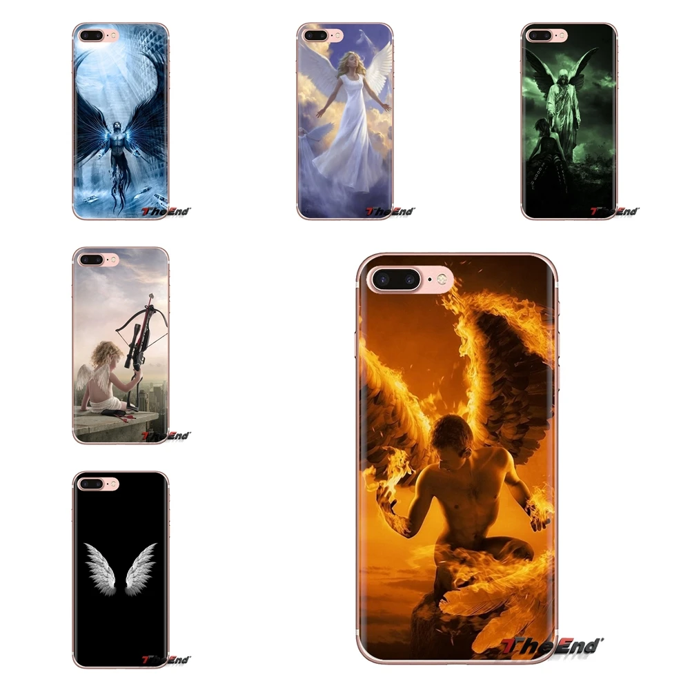 

Angels Wallpapers For Desktop 3D For Huawei Mate Honor 4C 5C 5X 6X 7 7A 7C 8 9 10 8C 8X 20 Lite Pro Soft Transparent Cases Cover
