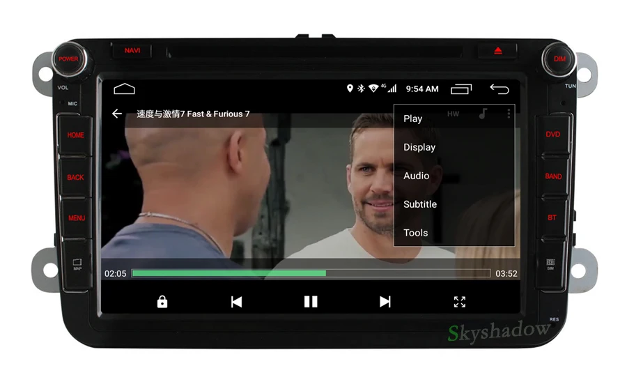 Best C500 4G SIM LTE Quad Core 2GB RAM Android 6.0 Car DVD player For VW Skoda Octavia 2 GPS WIFI Bluetooth RDS Radio TPMS DVR Camera 6