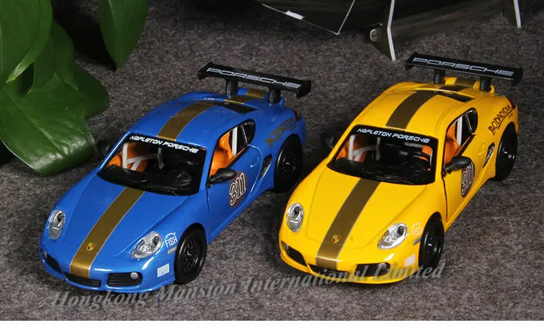 132 Diecast Car Model For ThePorsche Cayman Race (2)