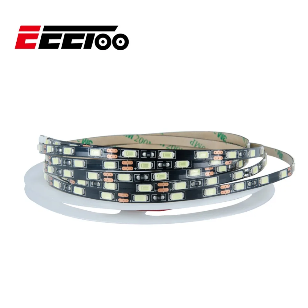 

EeeToo Ultra Narrow LED Strip Light 5mm Width SMD 5730 Led LED Diode Ribbon Tape Neon Light DC12V 300Leds 5M Red Green Blue