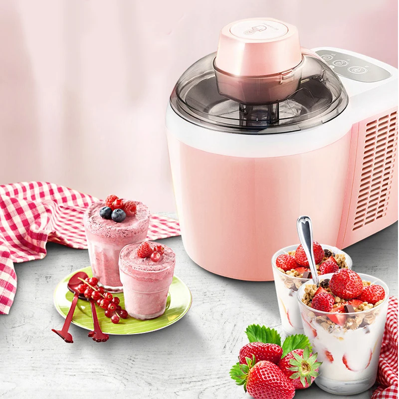 

Household Full Automatic Fruit Ice Cream Machine Home yoghurt dessert maker DIY Mini Ice Cream Maker