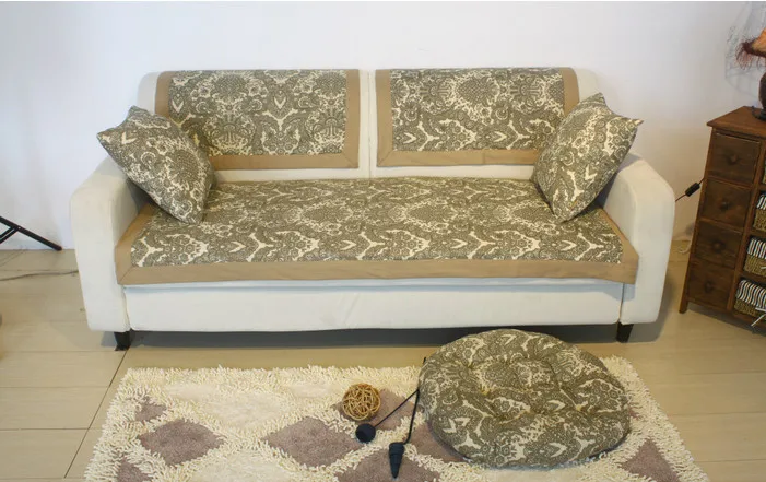 England Style Sofa Mats Custom Sectional Sofa Corner Covers Cloth