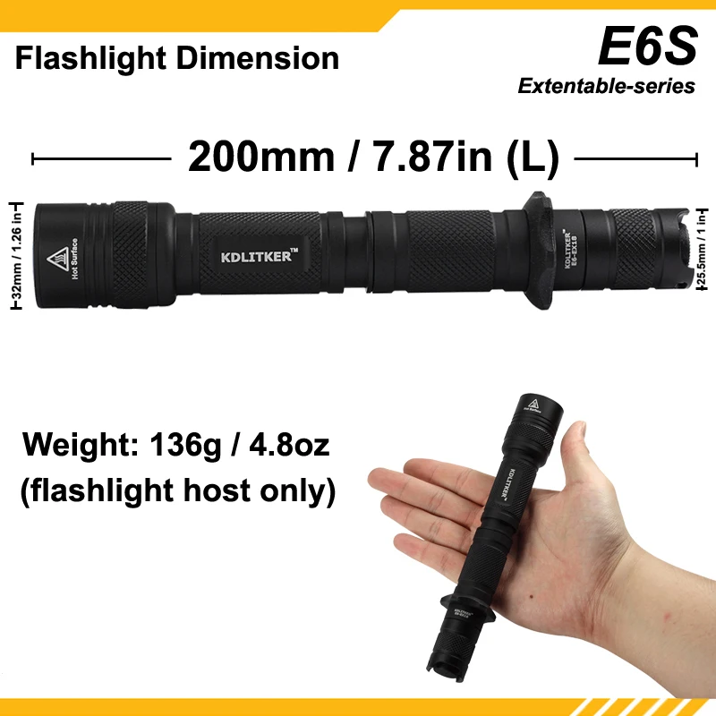 KDLIKTER E6S w P6-TRI-7