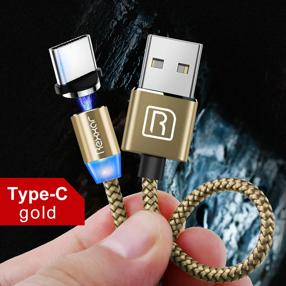 1 м 2 м Магнитный USB кабель Micro usb type C кабель для быстрой зарядки для iPhone XS Max samsung Магнитный шнур для зарядки телефона Android