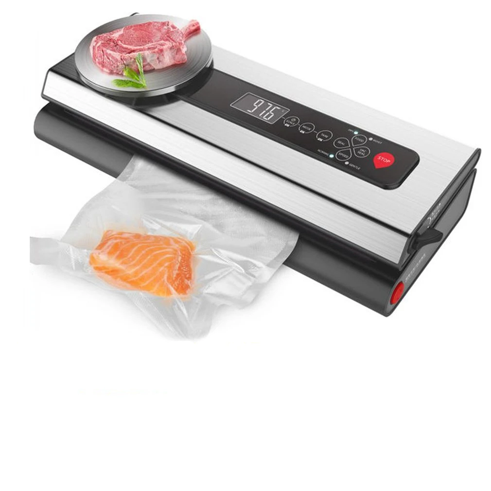 

Practical Vacuum Sealer Design Automatic Household Kitchen Food Vacuum Sealer Packaging Machine Sealing Storage Bags Film Sealer