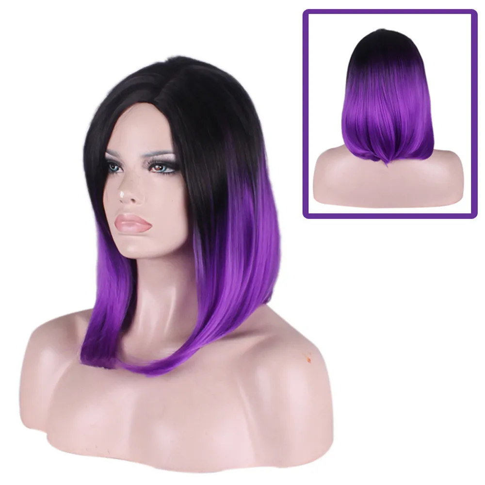 100% Brand New and High Quality! 38CM Cosplay Woman Natural Party Wig Short Full Lace Hair Fashion Synthetic Wig Gift dropship 100% Brand New and High Quality! 38CM Cosplay Woman Natural Party Wig Short Full Lace Hair Fashion Synthetic Wig Gift dropship