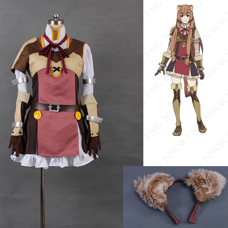 

Anime Tate no Yuusha no Nariagari The Rising of the Shield Hero Cosplay Raphtalia Costume custom made